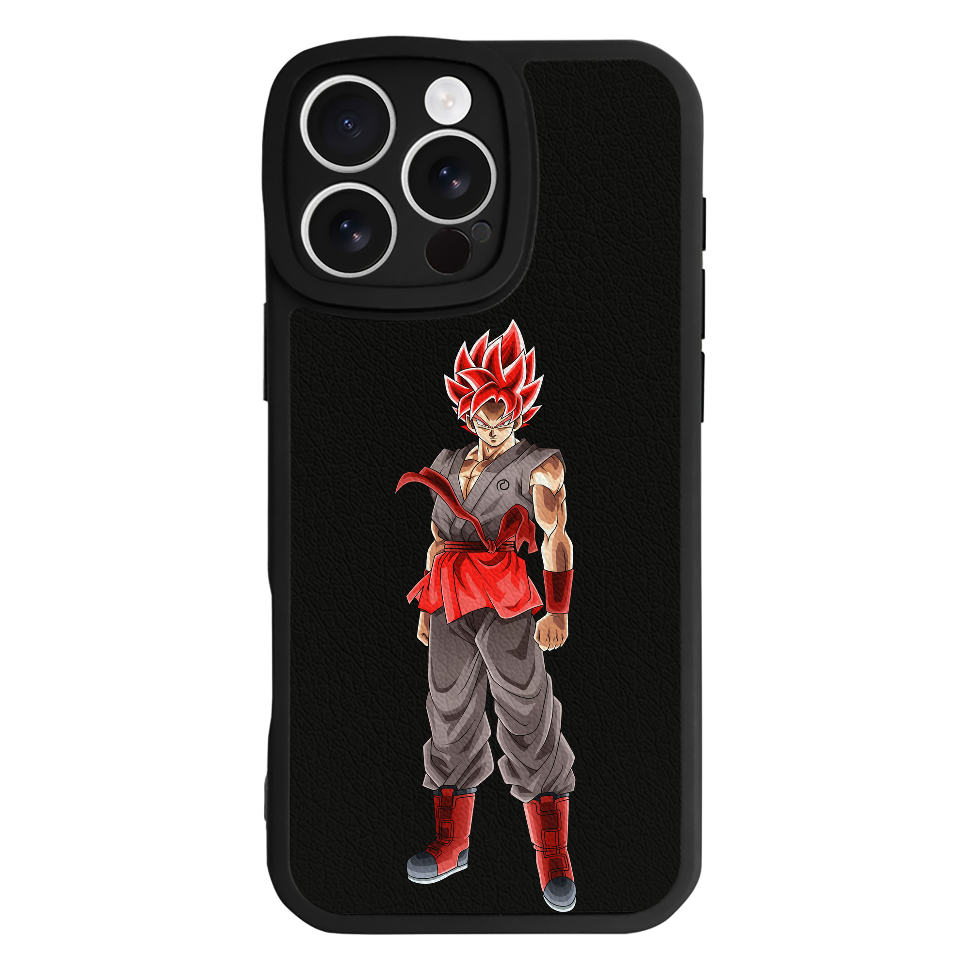 （画像用） ドラゴンボール 孫 悟飯（そんごはん）DRAGON BALL Son Gohan 【iPhone 16シリーズ対応】シリコンスマホケース（レザー調） 材質：シリコン